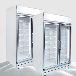 ตู้แช่เครื่องดื่มเกรด2ประตูพร้อมกระจกนิรภัยใสสำหรับร้านอาหารและเบเกอรี่ - Product Image 4