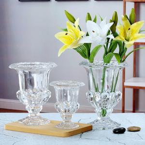 Jarrón de Cristal Transparente de Lujo para Decoración del Hogar, con Base, Estilo Rumano, para Dulces - Product Image 2