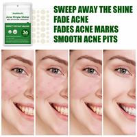 Patchs hydrocolloïdes pour l'acné, autocollants pour les imperfections du visage et de la peau, respirants, imperméables, doux, non irritants, 24/36 pièces