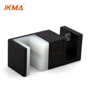 Sistema di porte scorrevoli per doccia guida a pavimento per porte in vetro con pannello fisso inferiore di ricambio in acciaio inossidabile 304 - Product Image 1