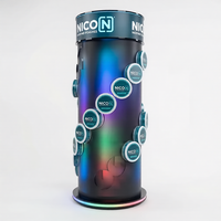 Support d'affichage personnalisé en acrylique LED pour sachets de nicotine, idéal pour la vente de Snus et les boutiques de tabac