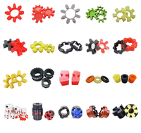 Vente en gros usine : Insert de couplage en T T6, tampon amortisseur en caoutchouc PU en forme de fleur de prunier, service OEM personnalisé disponible