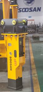 Soosan เบรกเกอร์ไฮดรอลิกชนิดตัวเครื่อง, เบรกเกอร์ไฮดรอลิกแบบกล่อง SB43 1ตัวเบรกเกอร์ตัวเครื่องตัดหลักพร้อมคุณสมบัติมาตรฐานและการรับประกันหนึ่งปี - Product Image 3