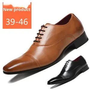 Chaussures décontractées japonaises pour hommes, en similicuir, à lacets, à bout carré, à talon bas et épais, style printemps - Product Image 2