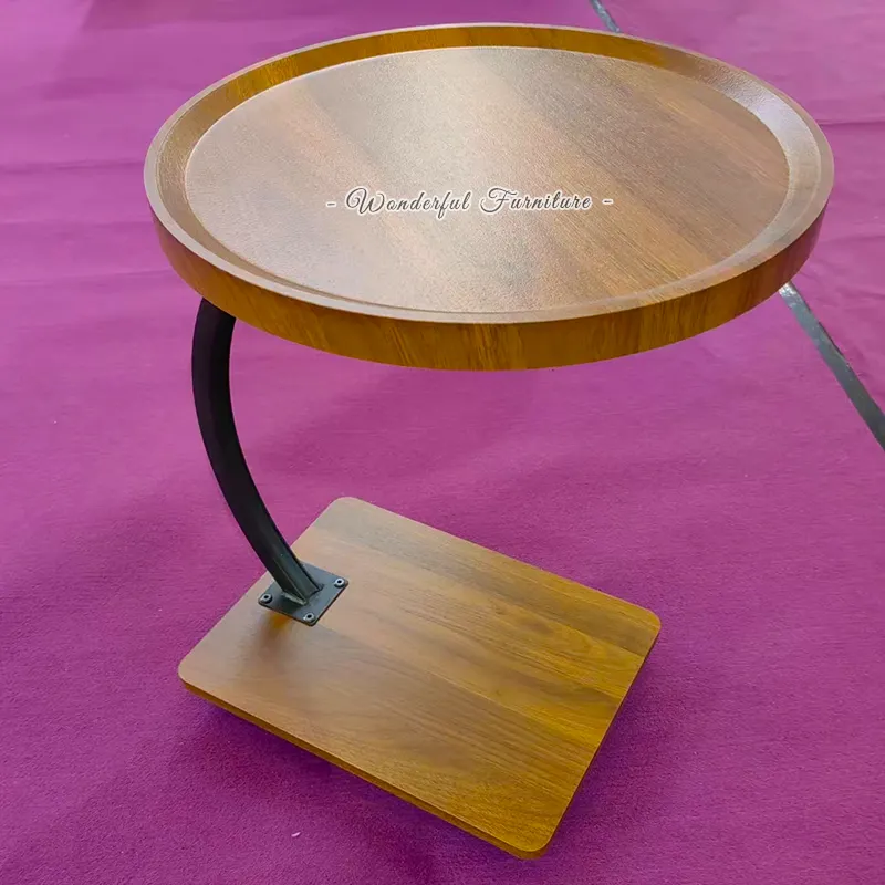 도매 저렴한 작은 사각형 라운드 엔드 테이블 커피 테이블; 거실 가구 소파 사이드 테이블