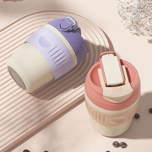 Christmas Gift 350ml <b>Double</b>-<b>Wall</b> 304 Stainless Steel Office <b>Mug</b> with Straw Insulated Car Cup and Cologne Bottles for Men - Product Image 3