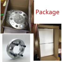 MARVELAND Espaceur de roue en aluminium billette 6X139.7, épaisseur 35MM, moyeu central chromé pour Land Cruiser Prado, adaptateur Grade 10.9