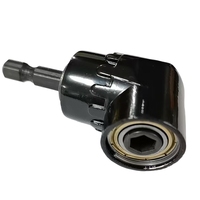 Adaptador de mango hexagonal de 105 grados PMS a varilla de extensión de cabeza cuadrada, destornillador neumático a llave de vaso, junta de conversión de 1/2, 3/8, 1/4
