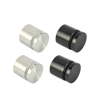 Entretoise réglable en acier inoxydable pour verre, avec écrou de fixation, pour garde-corps en verre, pince de fixation pour balustrade