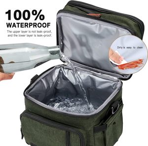 Free sample Luxury Sublimation Reusable Waterproof Insulated Food Lunch Bag with Customized Logo for Leakproof Cooler Bag - Product Image 5