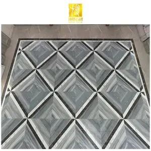 BOTON STONE 현대 인기있는 맞춤형 금속 디자인 대리석 워터젯 메달 바닥
