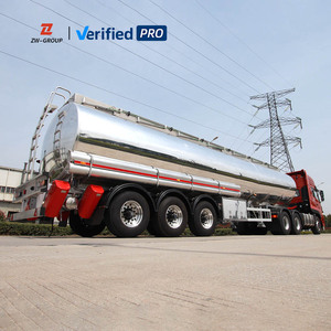 Semirremolque Cisterna de Aluminio de 3 Ejes y 60 Toneladas con Suspensión Neumática para Transporte de Combustible/Aceite/Líquido a <span class=keywords><strong>Egipto</strong></span>/Arabia Saudita - Product Image 1