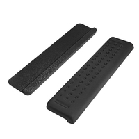 Repose-coudes de bureau rectangulaires en Poron, antidérapants, en silicone respirant avec points de massage, repose-poignets ergonomiques pour ordinateur