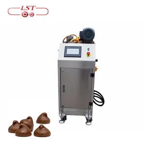 Automatic 400mm small coin chocolate machine chocolate chips drops making machine chocolate forming production line factory