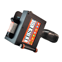 Imprimante à jet d'encre portable DMX 50mm Boîte de pistolet Sacs Date Numéro Texte Machine à jet d'encre