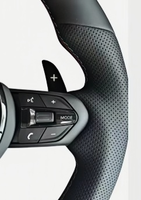 Volant sport en cuir pleine fleur pour BMW F30 F10 F32 F15 F36 F20 F22 M3 M5 E90 E39 avec palettes de changement de vitesse personnalisées