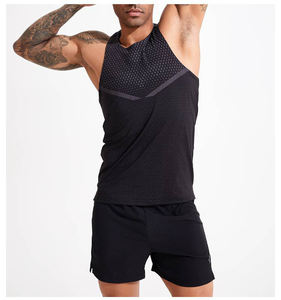 Camiseta Deportiva de Tirantes para Hombre, de Alta Calidad, 100% Poliéster, Impresión Digital, Secado Rápido, Transpirable, para Fitness, Entrenamiento, Gimnasio - Product Image 2