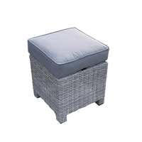 Ensemble de canapé en rotin imperméable et résistant aux UV pour 8 personnes, table basse en osier, table à manger moderne en aluminium pour jardin, cour, parc