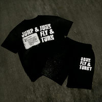 Ensemble deux pièces personnalisé avec logo d'usine pour homme, style décontracté vintage, streetwear football, imprimé graphique, 100 % coton écologique