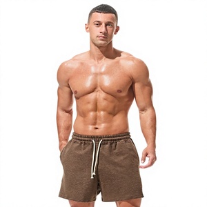Shorts en molleton épais personnalisés en gros, shorts en tissu éponge français brodés, shorts streetwear pour les marques de mode américaines - Product Image 4