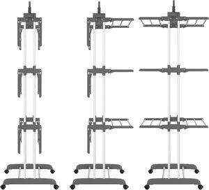 Tendedero de ropa plegable de acero inoxidable para interiores/exteriores, alas, diseño de ahorro de espacio para uso en el baño, embalaje de pedidos por correo - Product Image 3
