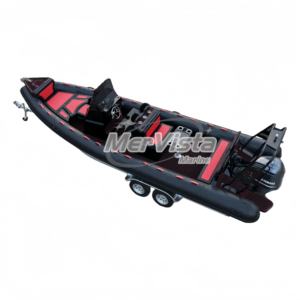 Hotselling 26FT (800cm) opblaasbare visboot, aluminium constructie, Orca Hypalon 1,2 mm dikte, CE-gecertificeerd - Product Image 3