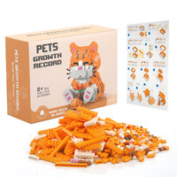 Vente en gros de figurines de dessin animé Mirco Particle 3D personnalisées pour bricolage mini blocs de construction mini jouets en blocs de diamants