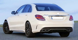Diffuseur arrière W205 Tuning <span class=keywords><strong>C63</strong></span> AMG pour Mercedes Benz W205 berline AMG 2015 <span class=keywords><strong>2016</strong></span> - Product Image 2