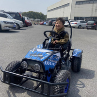 QIQU 48V 500W Buggy de Carreras Comercial con Eje de Transmisión sin Escobillas, Carga de 100 kg, Go Kart Eléctrico para Niños, Velocidad de 40 km/h, para Exteriores