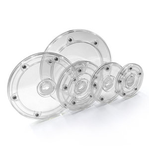 XY-L1S6 trong suốt 2025 New Arrival nhà máy Giao hàng trực tiếp bàn xoay cơ sở nhựa xoay lười biếng Susan Nhựa Bàn xoay - Product Image 3