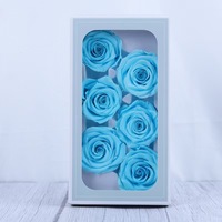 Kepala Bunga Mawar Campuran A B 5-6CM, Bunga Asli Alami Abadi, untuk Dekorasi Buket DIY, Rangkaian Bunga, Kerajinan, Pasokan Pabrik