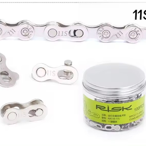 Catena per bici a rischio catena con fibbia a sgancio rapido catena per bicicletta da strada in montagna 8S/9S/10S/11S/12S strumento con fibbia a sgancio rapido - Product Image 3