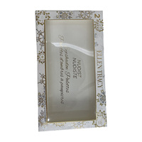 Boîte-cadeau en carton personnalisable fenêtre rectangulaire ronde pliable Type de dossier en stock pour la vente en gros Brochure produit