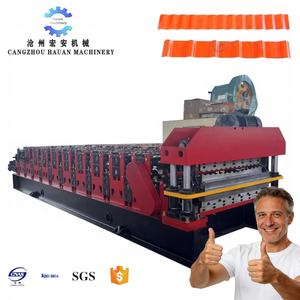 Equipo de Fabricación de Paneles de Acero de Doble Capa para Techos con Cambio Rápido de Molde, Máquina de Conformado de Rollos de Doble Capa Totalmente Automática - Product Image 1