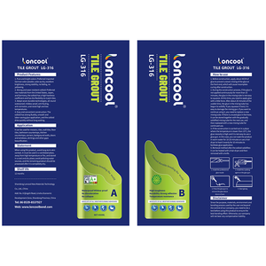 Loncool Bảo Vệ Môi Trường Trung Quốc Vẻ Đẹp Đẹp Đường May Đẹp Đại Lý Epoxy Gạch Vữa Cho Gốm Gạch - Product Image 5