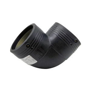Vente directe usine : Raccords de tuyauterie HDPE, coudes PE à 90 degrés, anti-corrosion, prêts à couper pour l'alimentation en eau industrielle, électrofusion, à bride - Product Image 4