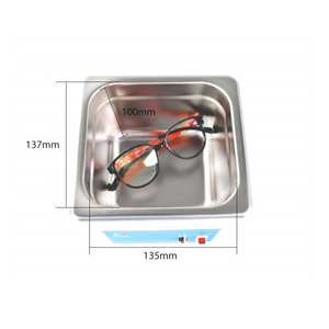 Nettoyeur à ultrasons pour équipements optiques, machine de nettoyage des lunettes, appareil de nettoyage numérique pratique, <span class=keywords><strong>lave</strong></span>-lunettes optiques 1,8 L - Product Image 3