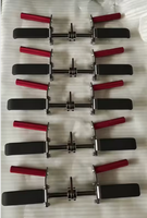 Poignée ergonomique BT Bar Arm Blaster à prise convergente/divergente pour entraînement des biceps et des triceps en salle de sport