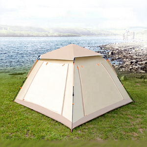 Tente de camping entièrement automatique à ouverture rapide, coupe-vent, double couche, tissu Oxford, imperméable 1000 mm, utilisable en quatre saisons, prête à l'emploi - Product Image 4