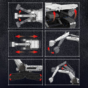 MOULD <span class=keywords><strong>KING</strong></span>-Pelle hydraulique de science-fiction pour enfant, kit de construction technique motorisé, camion, 17079 pièces - Product Image 5