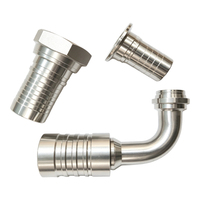 Raccords de Tuyaux Hydrauliques Haute Pression en Acier au Carbone et Acier Inoxydable, Adaptateurs, Embouts, Brides, Surface Lisse, Moulage