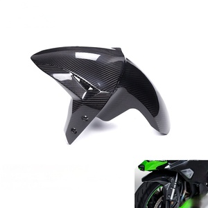 Garde-boue avant en fibre de carbone sèche 3K pour Kawasaki Ninja ZX-4R ZX-4RR 2020+ – Cache-roue de moto - Product Image 1
