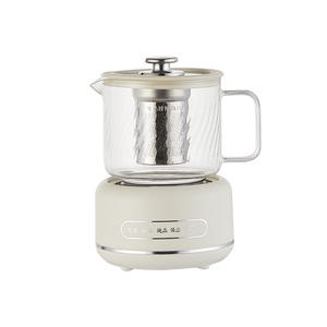 Bouilloire allemande de santé et bien-être, intégrée, pour mijoter et bouillir, à température constante, petite, en verre borosilicate de haute qualité, pour le bureau - Product Image 1