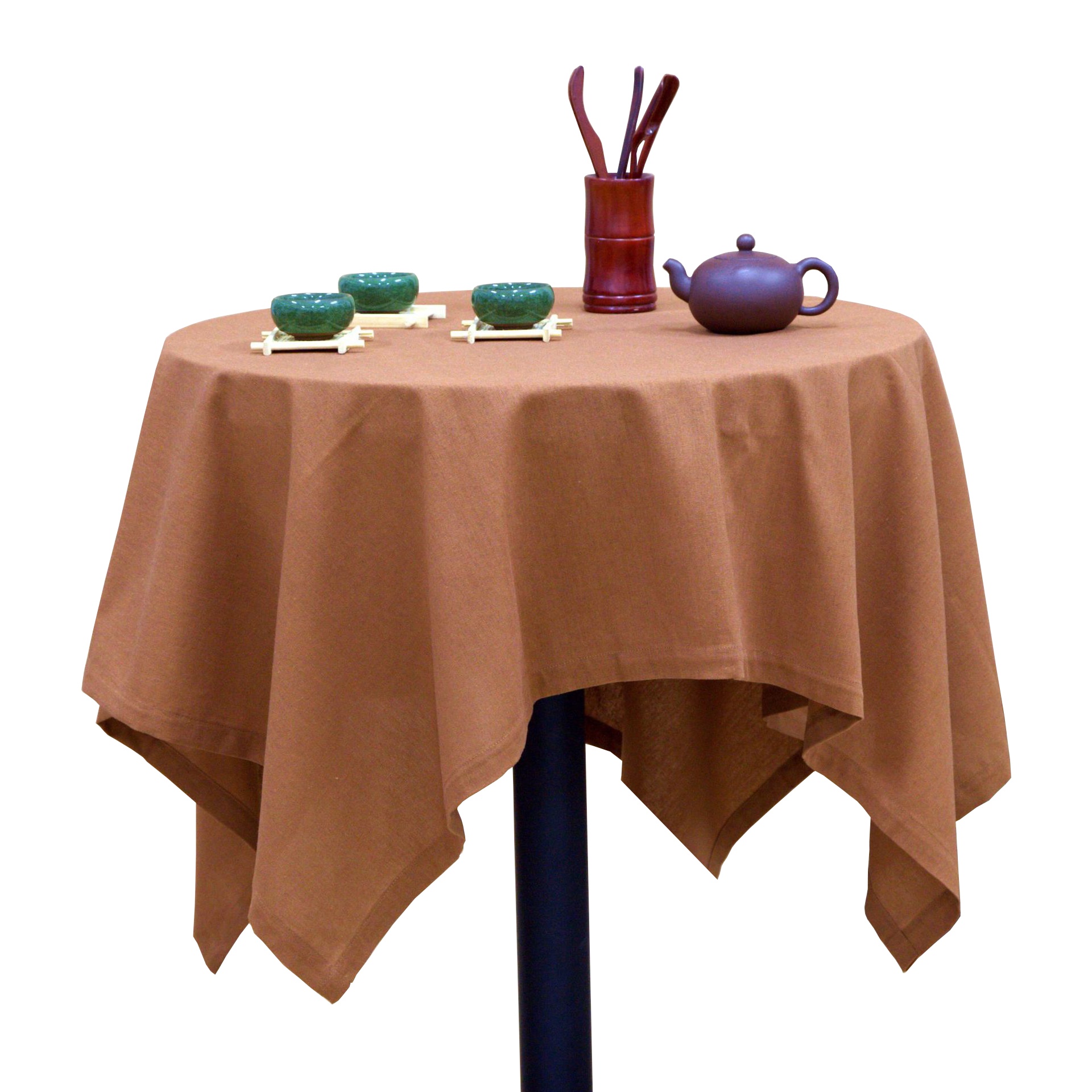 100% льняная скатерть для ресторана Водонепроницаемая квадратная льняная хлопковая скатерть