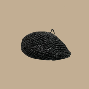 2025 nueva llegada verano moda <span class=keywords><strong>niñas</strong></span> señora mujeres <span class=keywords><strong>boinas</strong></span> rafia paja <span class=keywords><strong>ganchillo</strong></span> boina gorra - Product Image 5