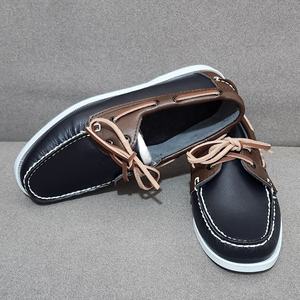 <span class=keywords><strong>Chaussures</strong></span> de navigation Evergreen <span class=keywords><strong>bleu</strong></span> <span class=keywords><strong>marine</strong></span> et marron à plateforme, anti-odeur, respirantes, antidérapantes, mocassins pour hommes - Product Image 5