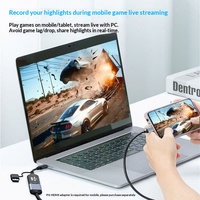 Kartu Pengambilan Video USB3.0 4K HDTV ke USB3.0 Pengambilan Video Audio untuk Streaming Langsung Game, Rekaman, Switch PS4/5, Laptop PC, Macbook