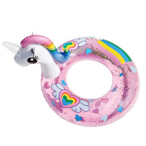 Flotador de Natación <span class=keywords><strong>para</strong></span> Bebés, en Forma de Corazón, Unicornio, Asiento Inflable <span class=keywords><strong>para</strong></span> Bebés, Piscina, Parque Acuático, Uso Infantil - Product Image 4