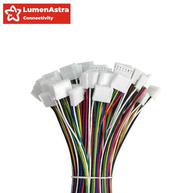 LumenAstra 2.0MM Pitch HY-2.0 JST-HY Adapter Connector Male/Female Terminal 2-30 Pin Customizable PTFE/PVC/Nylon Wire Harness