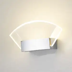 Акриловый Белый Настенный дизайн, настенный декоративный светильник, настенный светильник для спальни, отеля
